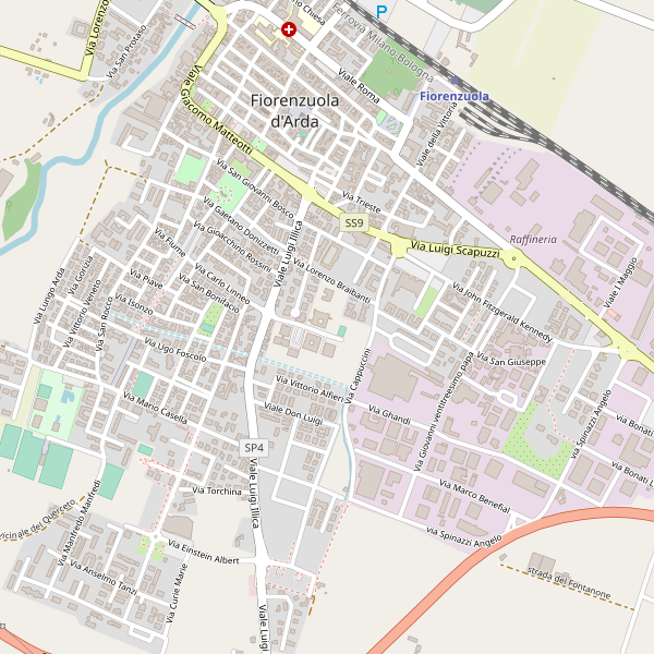 Thumbnail mappa taxi di Fiorenzuola d'Arda