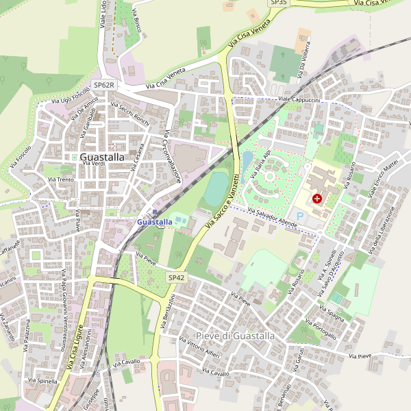 Thumbnail mappa taxi di Guastalla