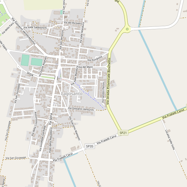 Thumbnail mappa taxi di Lagosanto