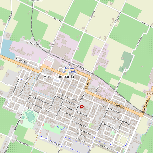 Thumbnail mappa taxi di Massa Lombarda