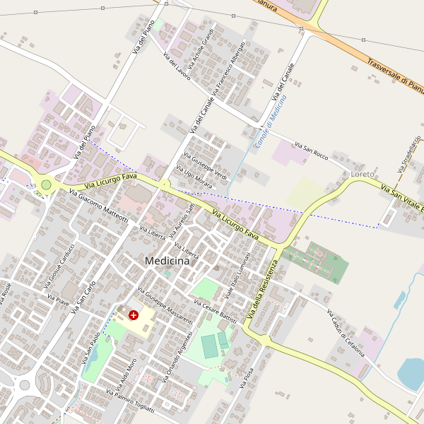 Thumbnail mappa taxi di Medicina