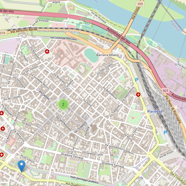 Thumbnail mappa taxi di Piacenza