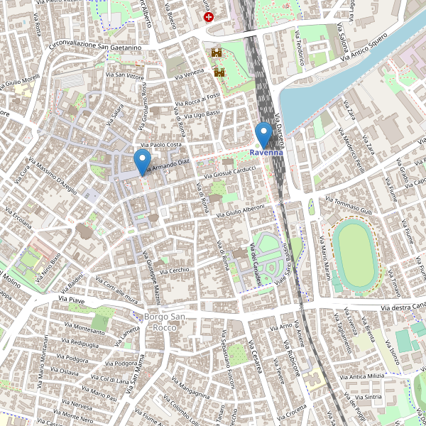 Thumbnail mappa taxi di Ravenna