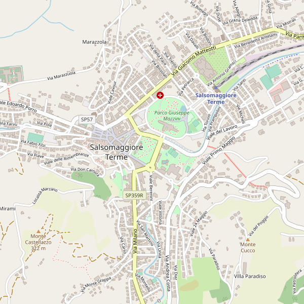 Thumbnail mappa taxi di Salsomaggiore Terme