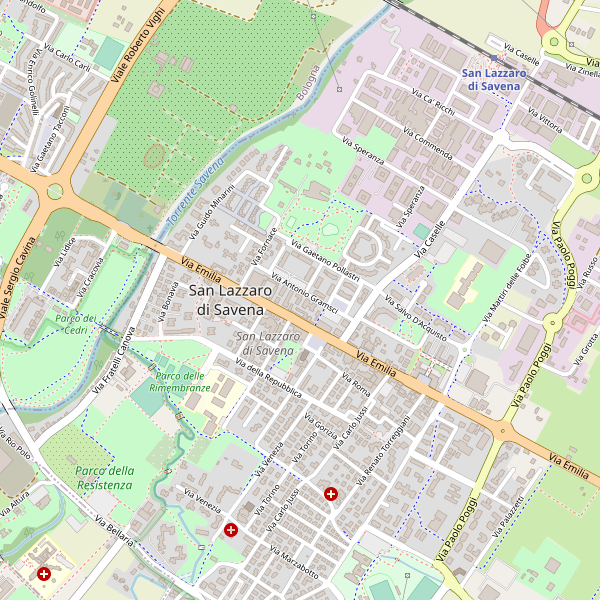 Thumbnail mappa taxi di San Lazzaro di Savena