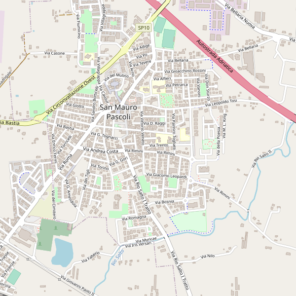 Thumbnail mappa taxi di San Mauro Pascoli