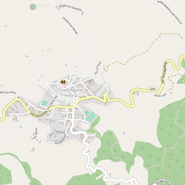 Thumbnail mappa taxi di Sant'Agata Feltria