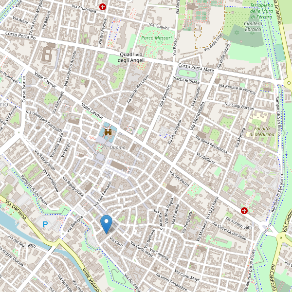 Thumbnail mappa teatri Ferrara