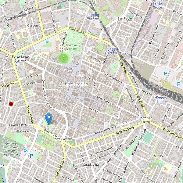 Thumbnail mappa teatri Reggio nell'Emilia