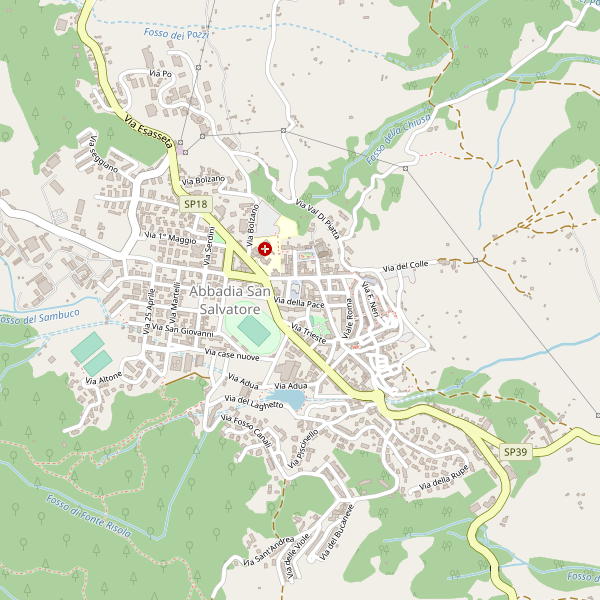 Thumbnail mappa stradale di Abbadia San Salvatore