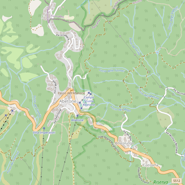 Thumbnail mappa ostelli di Abetone