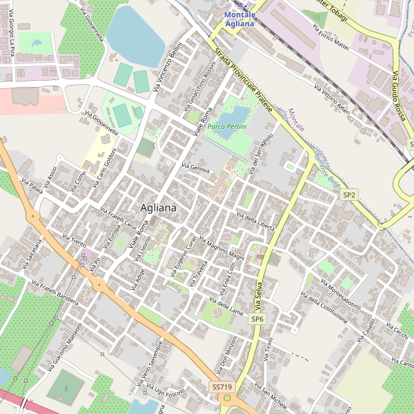 Thumbnail mappa stradale di Agliana