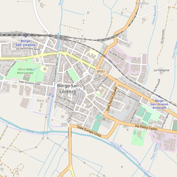 Thumbnail mappa polizia di Borgo San Lorenzo