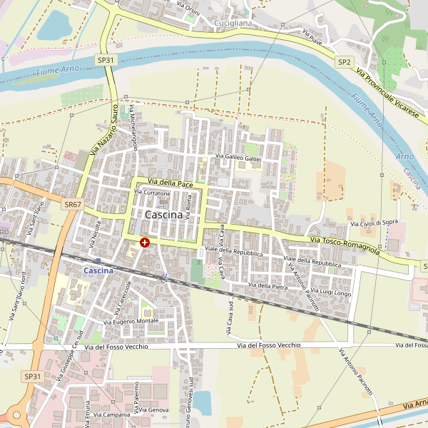 Thumbnail mappa stradale di Cascina