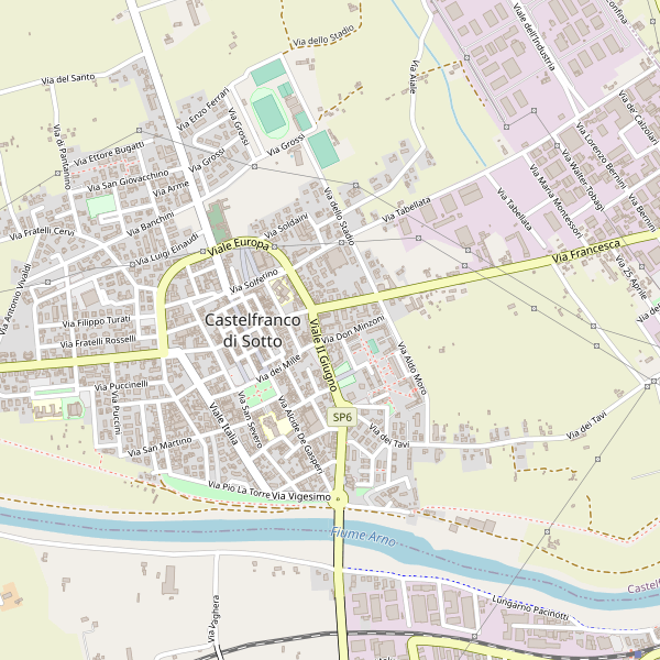 Thumbnail mappa chiese di Castelfranco di Sotto