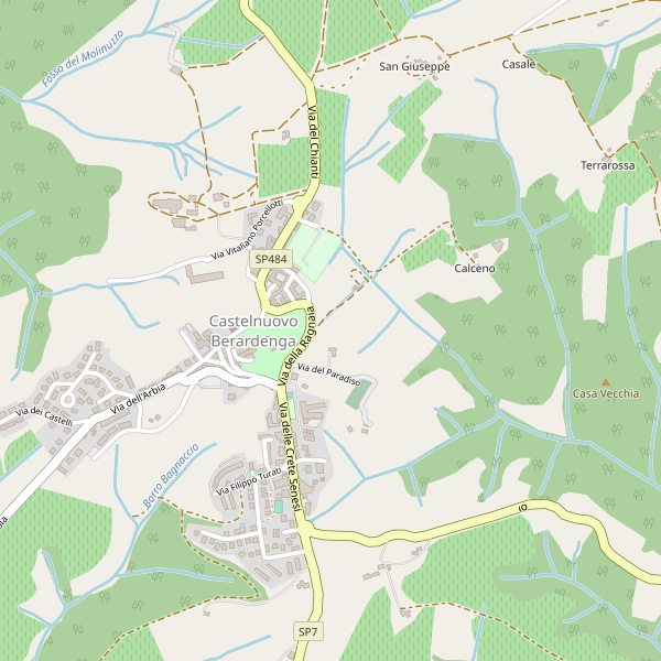 Thumbnail mappa informazioni di Castelnuovo Berardenga