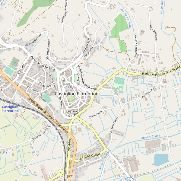 Thumbnail mappa parcheggibiciclette di Castiglion Fiorentino