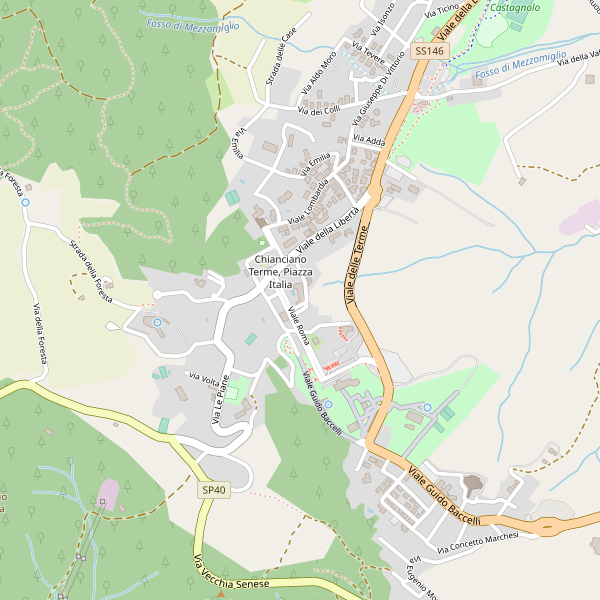 Thumbnail mappa ufficipostali di Chianciano Terme