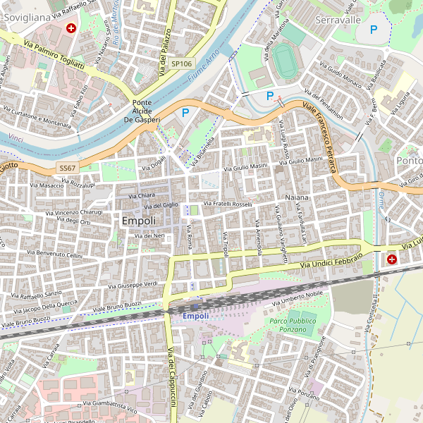 Thumbnail mappa taxi di Empoli