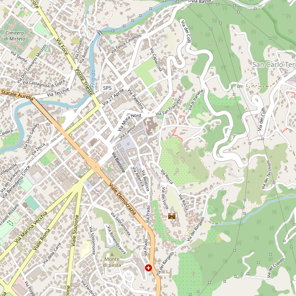 Thumbnail mappa stradale di Massa