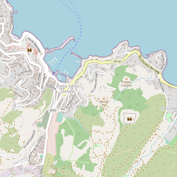 Thumbnail mappa parcheggibiciclette di Monte Argentario