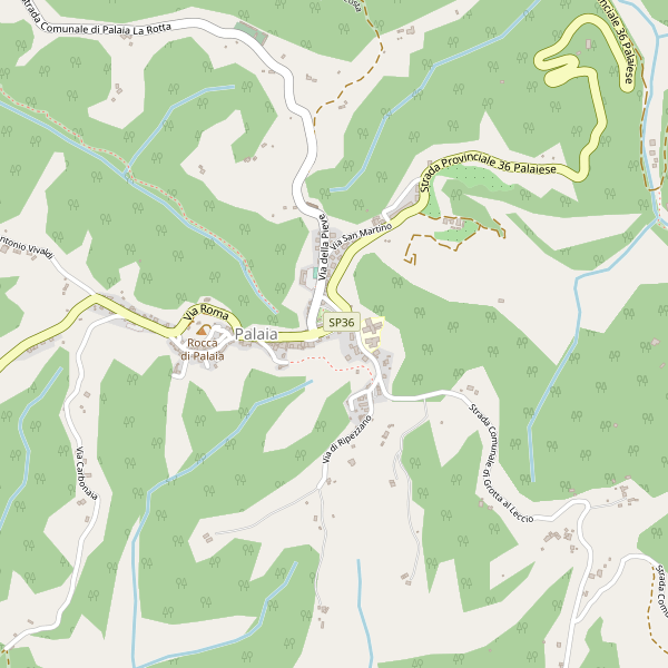Thumbnail mappa stradale di Palaia