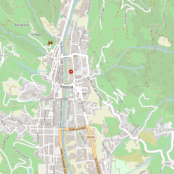 Thumbnail mappa parcheggibiciclette di Pescia