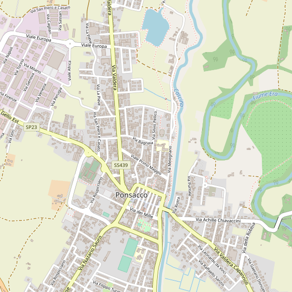 Thumbnail mappa stradale di Ponsacco