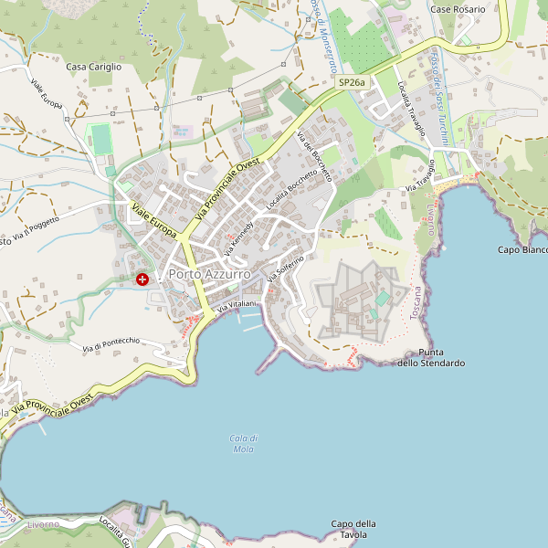 Thumbnail mappa bedandbreakfast di Porto Azzurro