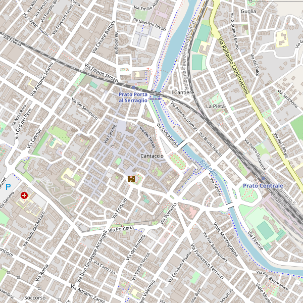 Thumbnail mappa stradale di Prato