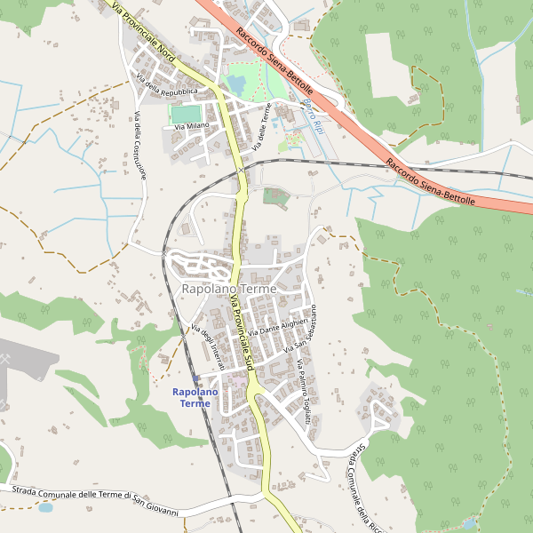 Thumbnail mappa supermercati di Rapolano Terme
