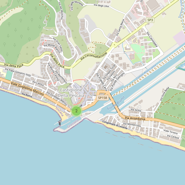 Thumbnail mappa bancomat di Castiglione della Pescaia