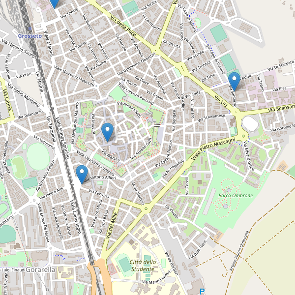 Thumbnail mappa bancomat di Grosseto