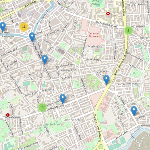 Thumbnail mappa bancomat di Livorno