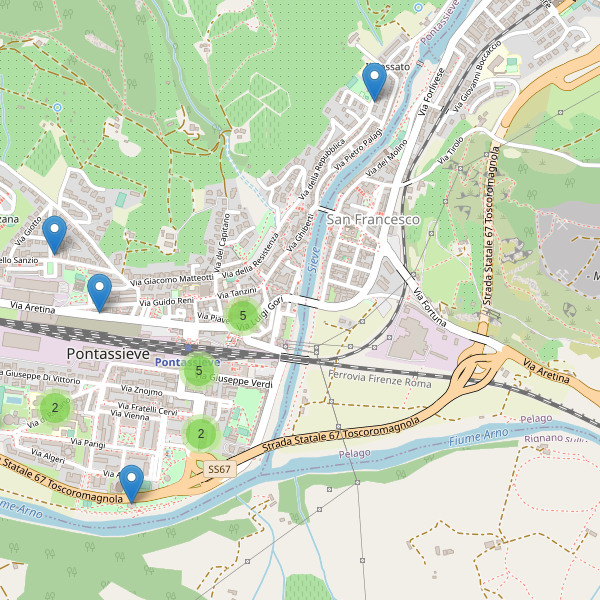 Thumbnail mappa bar di Pontassieve