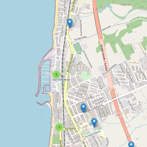 Thumbnail mappa bar di San Vincenzo