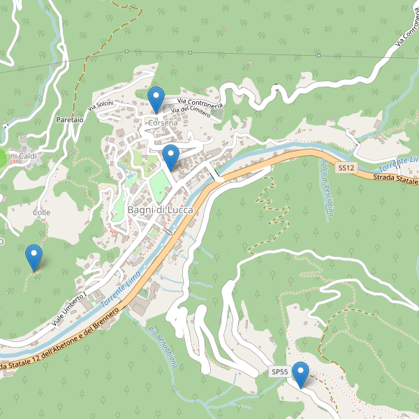 Thumbnail mappa chiese di Bagni di Lucca