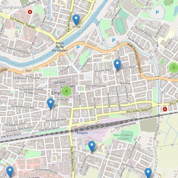 Thumbnail mappa chiese di Empoli