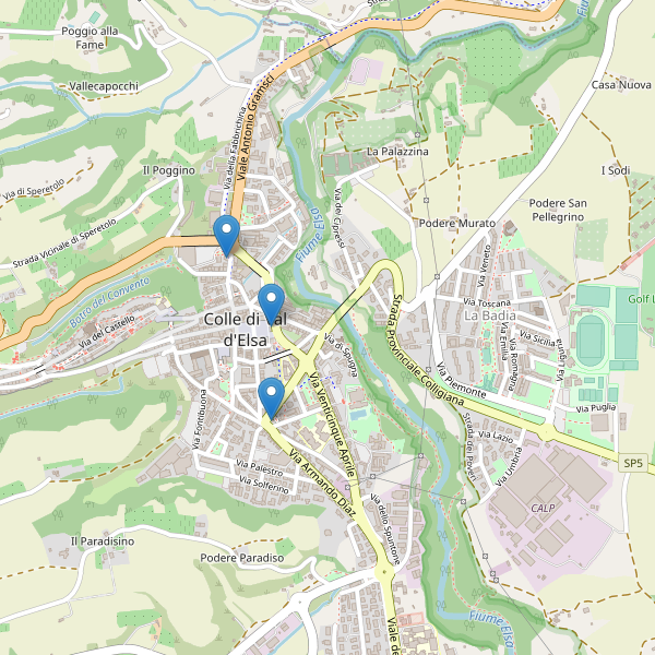 Thumbnail mappa farmacie di Colle di Val d'Elsa