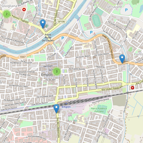 Thumbnail mappa farmacie di Empoli