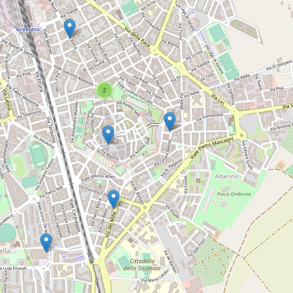 Thumbnail mappa farmacie di Grosseto