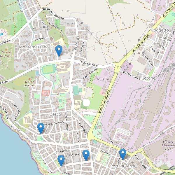 Thumbnail mappa farmacie di Piombino