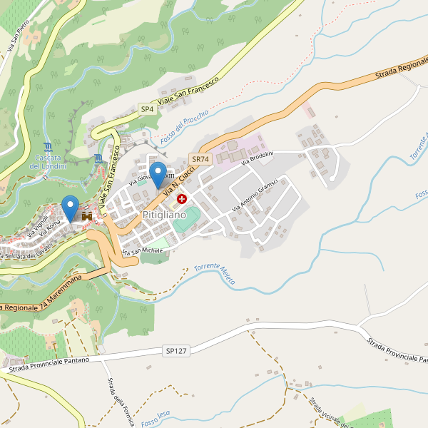 Thumbnail mappa farmacie di Pitigliano