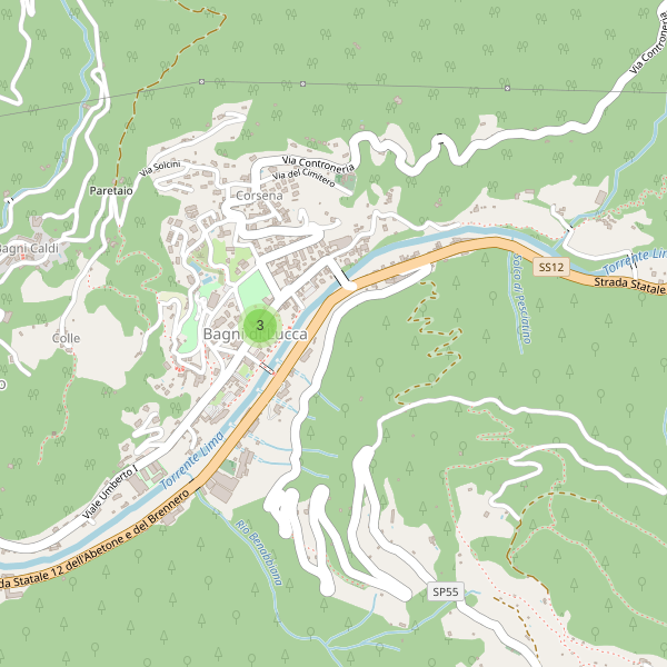 Thumbnail mappa hotel di Bagni di Lucca