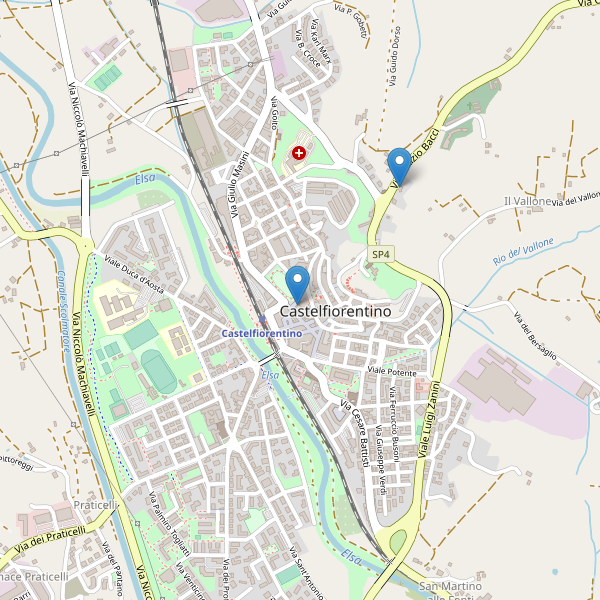 Thumbnail mappa hotel di Castelfiorentino