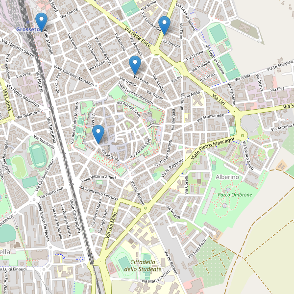 Thumbnail mappa hotel Grosseto