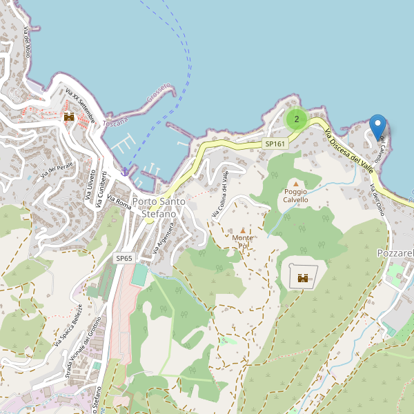 Thumbnail mappa hotel di Monte Argentario