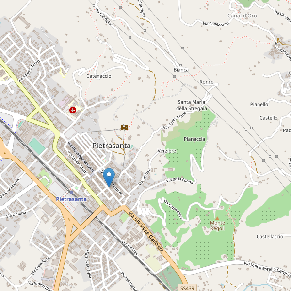 Thumbnail mappa hotel di Pietrasanta
