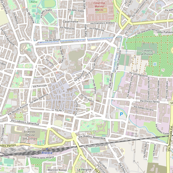 Thumbnail mappa mercati di Pistoia