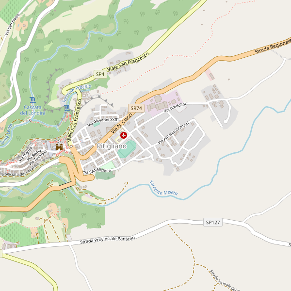 Thumbnail mappa monumenti di Pitigliano